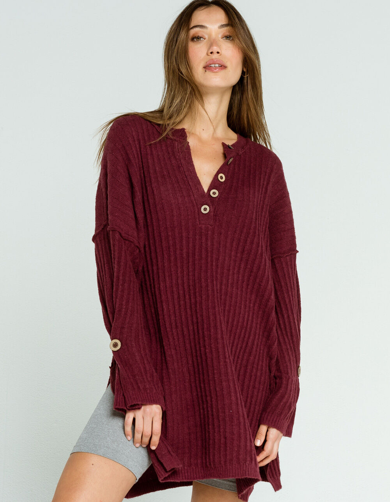 FREE PEOPLE Around The Clock Womens Pullover Sweater image number 0