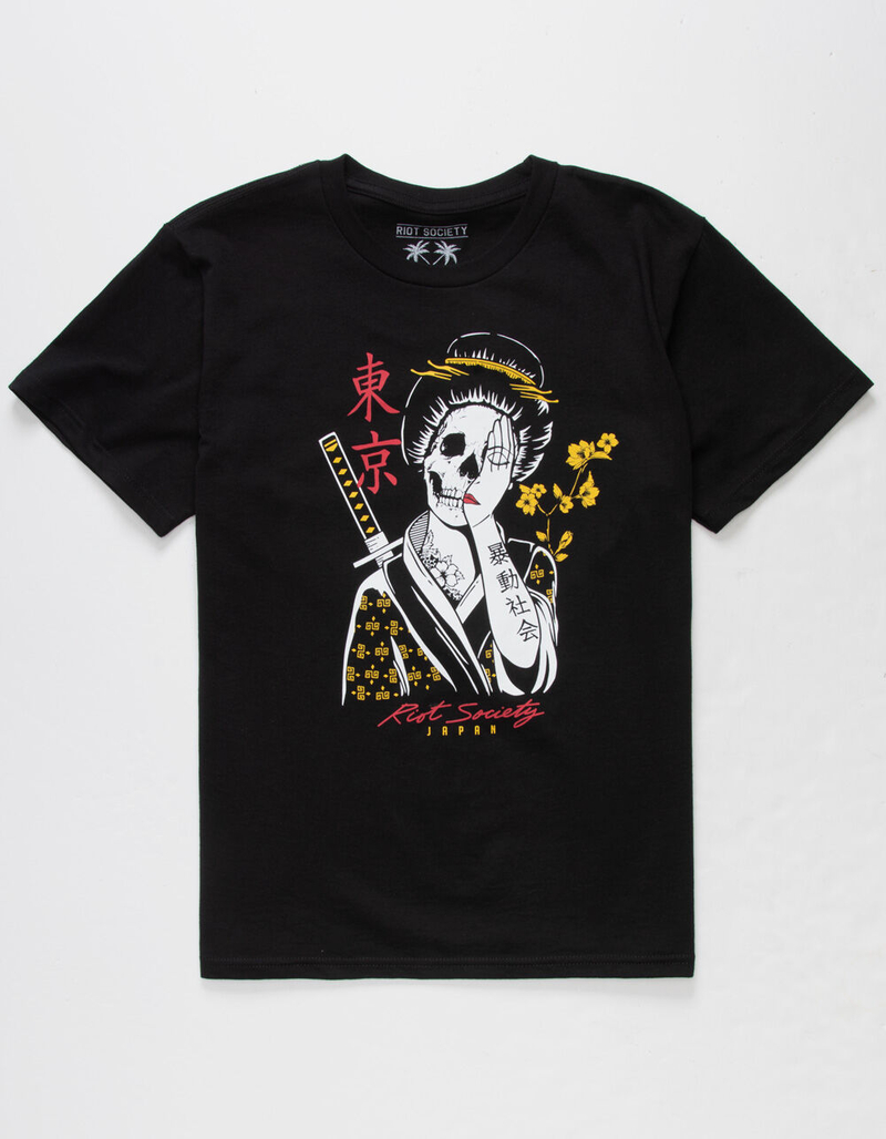 RIOT SOCIETY Geisha Shame Boys T-Shirt image number 0