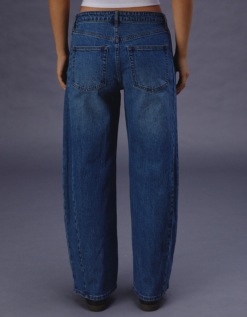 RSQ Womens Low Rise Barrel Jeans image number 3