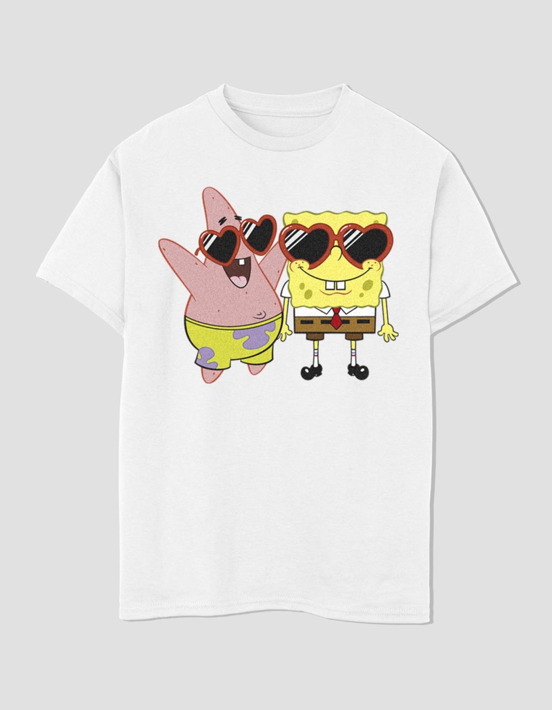 SPONGEBOB Patrick Love Shades Unisex Kids Tee WHITE Tillys
