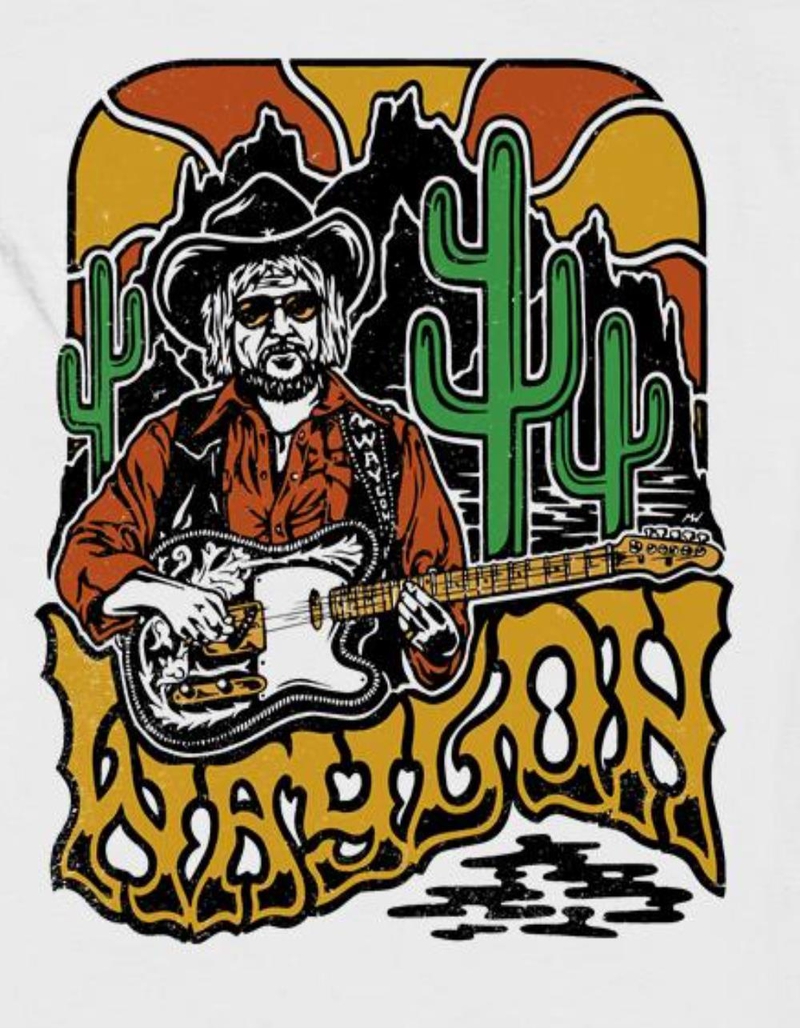 WAYLON JENNINGS Desert Unisex Tee image number 1