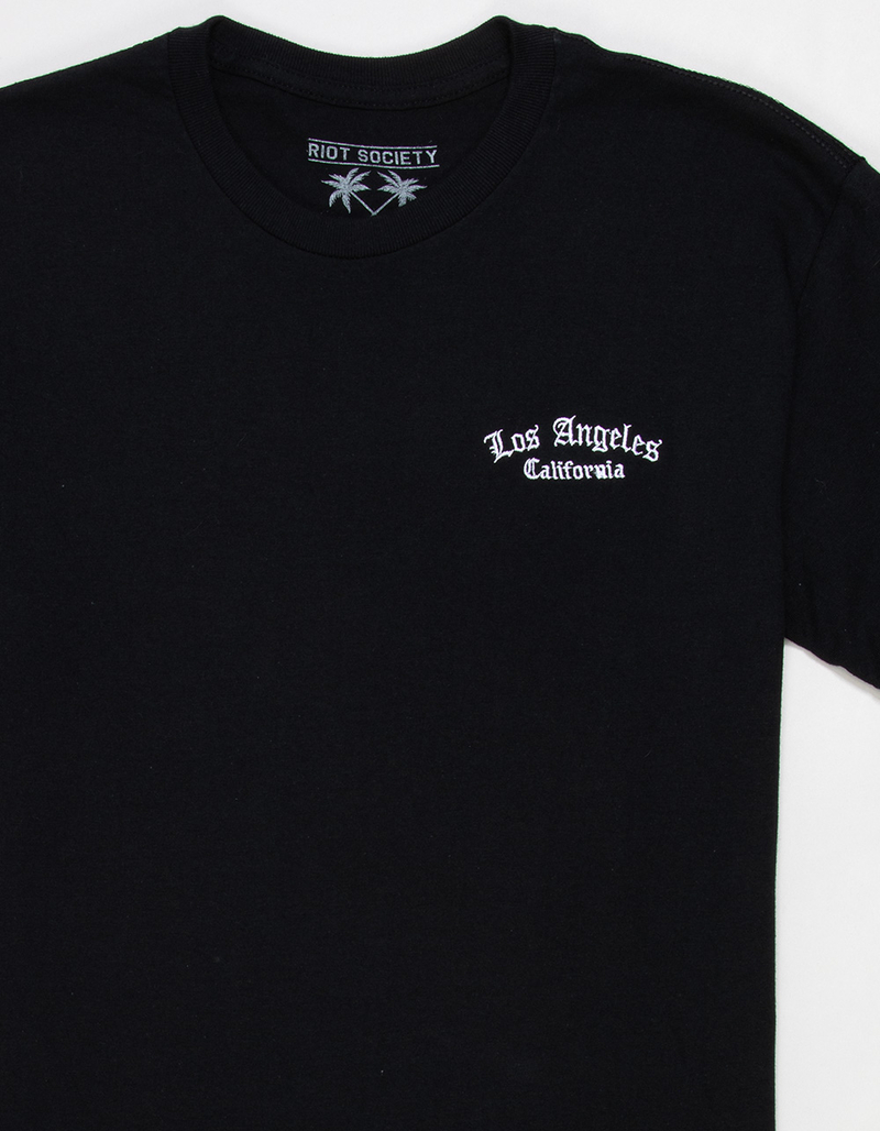 RIOT SOCIETY LA Embroidered Mens Tee image number 2