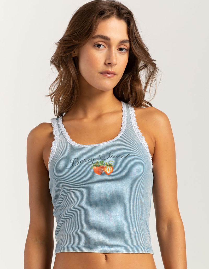 FULL TILT Berry Sweet Womens Tank Top image number 0