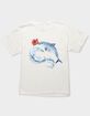 DOLPHIN Hibiscus Splash Unisex Kids Tee image number 1