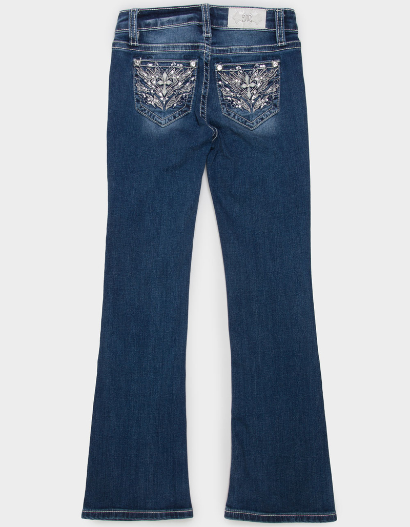 MISS ME Cross Girls Mid Rise Bootcut Jeans image number 1