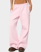 EDIKTED Love Edikted Wide Leg Sweatpants image number 1
