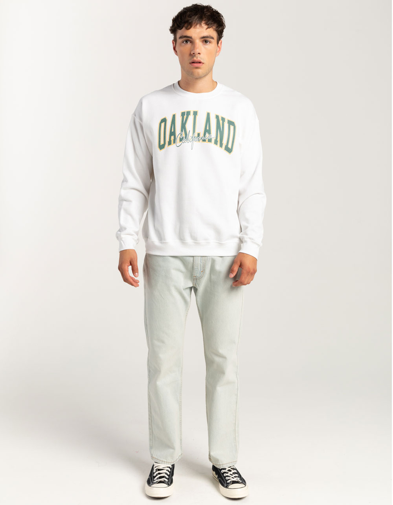 OAKLAND California Script Unisex Crewneck Sweatshirt image number 4