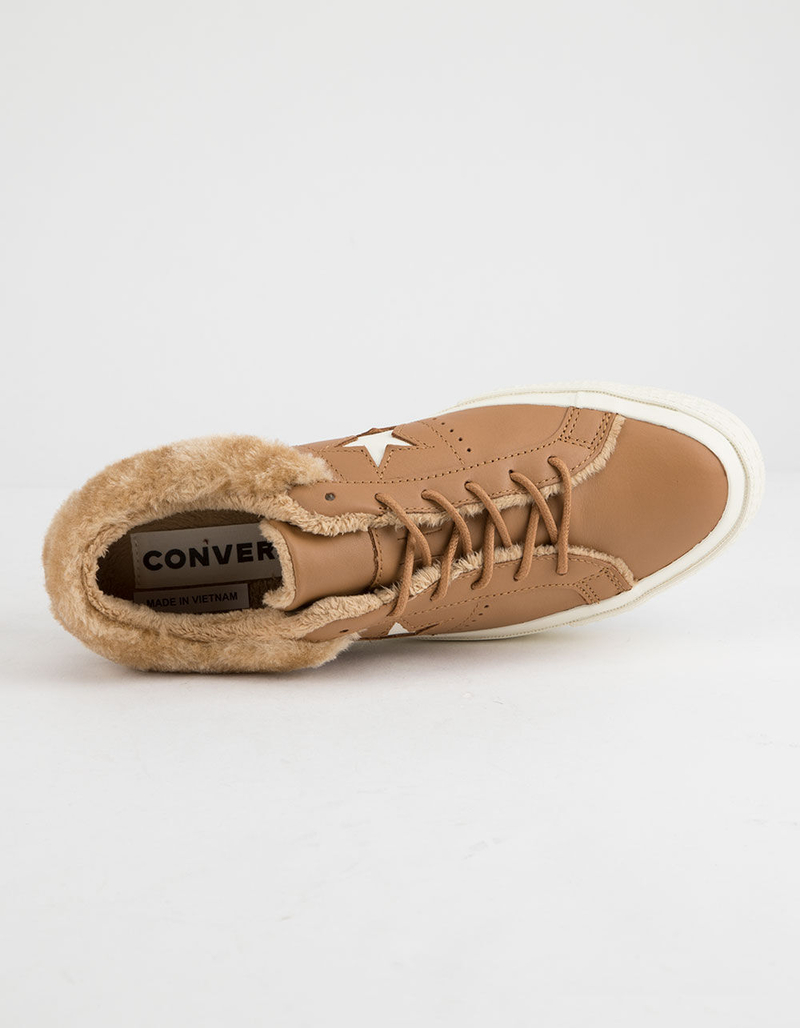 CONVERSE One Star Ox Fur Caramel  Womens Shoes image number 2