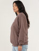 FULL TILT San Francisco Embroidered Womens Crewneck Sweatshirt image number 4