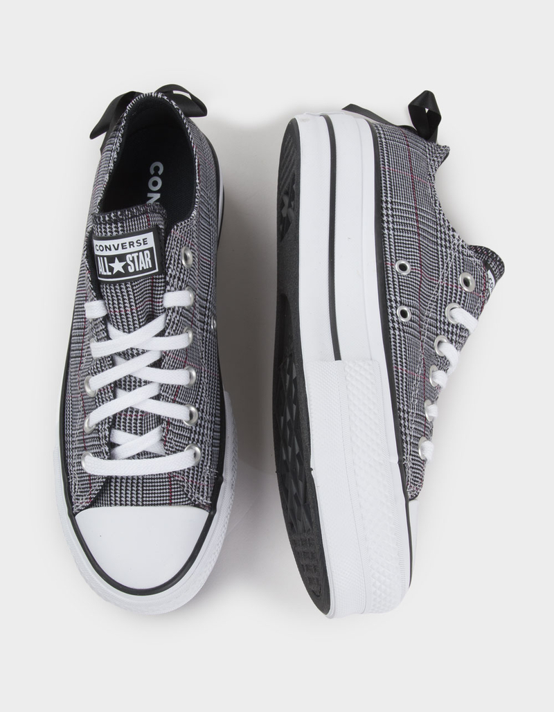 CONVERSE Chuck Taylor All Star Lift Plaid Womens Platform Shoes image number 4