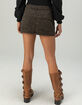 BDG Urban Outfitters 5-Pocket Ultra Mini Leopard Womens Skirt image number 4