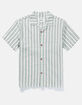 RHYTHM Vacation Stripe Mens Button Up Shirt image number 1