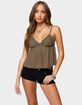 EDIKTED Raia Beaded Babydoll Top image number 1