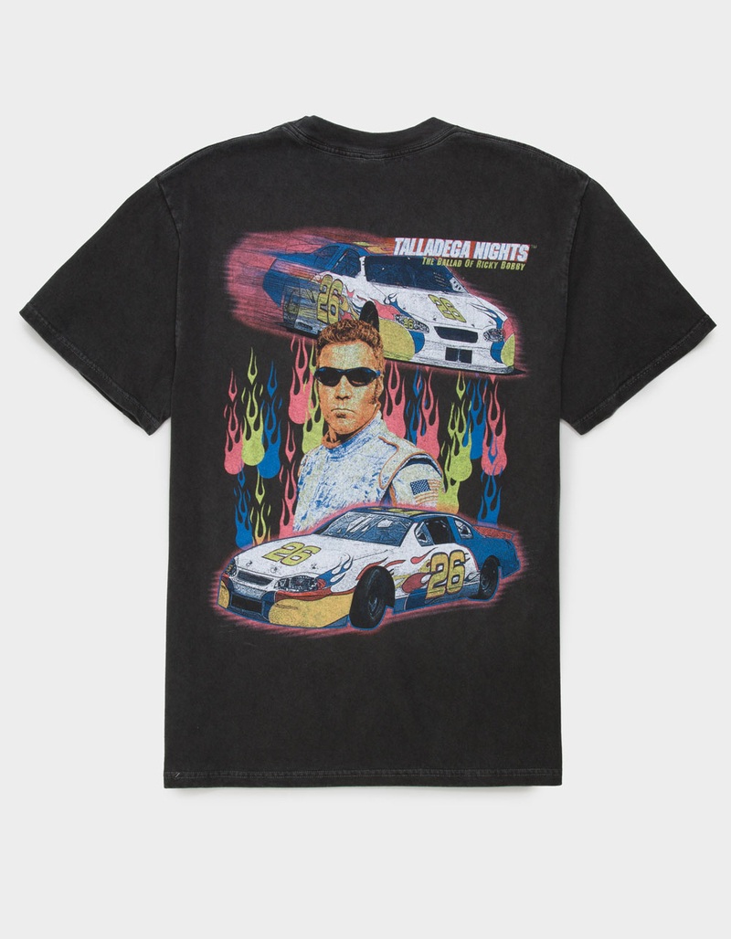TALLADEGA NIGHTS Ricky Bobby Flames Mens Tee image number 0