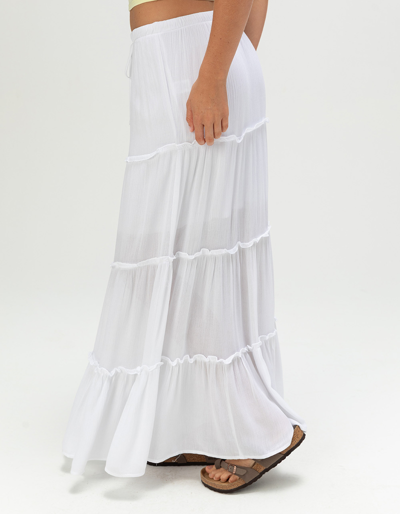 FULL TILT Tiered Womens Maxi Skirt image number 2