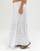 FULL TILT Tiered Womens Maxi Skirt image number 3