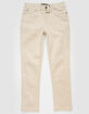 RSQ Boys Super Skinny Tan Twill Pants image number 5