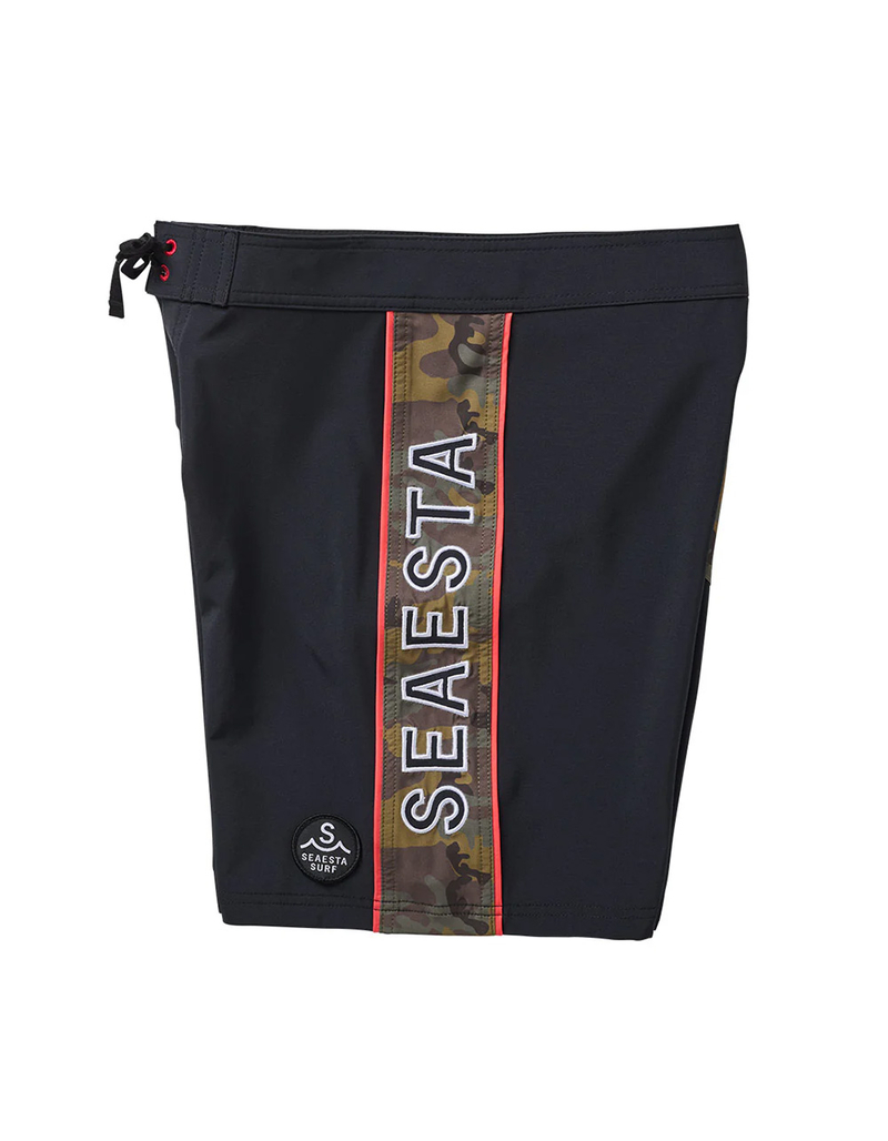 SEAESTA SURF Black + Camo Boys Boardshorts image number 2