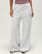 NIKE Studio Fleece Womens Mid Rise Wide Leg Pants image number 2