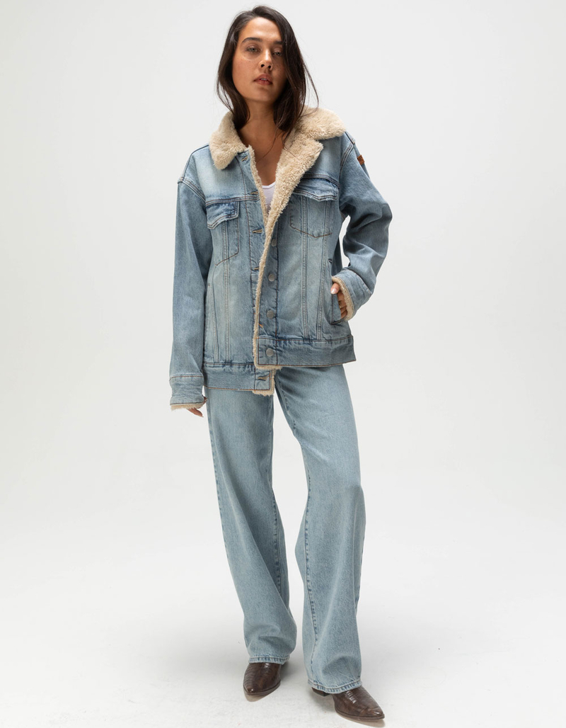 ROXY So Amped Womens Denim Jacket image number 1