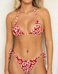 DIPPIN' DAISY'S Palm Tie Back Triangle Bikini Top image number 4
