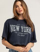 FULL TILT New York Womens Crop Tee image number 1