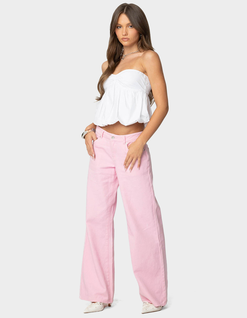 EDIKTED Serina Strapless Bubble Top image number 3