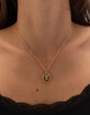 FULL TILT Rose Locket Dainty Necklace image number 4