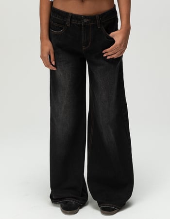 RSQ Womens Low Rise Baggy Jeans Alternative Image