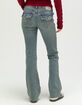 TRUE RELIGION Becca Mid Rise Flap Womens Bootcut Jeans image number 2