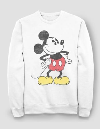 DISNEY Classic Vintage Mickey Unisex Crewneck Sweatshirt Primary Image