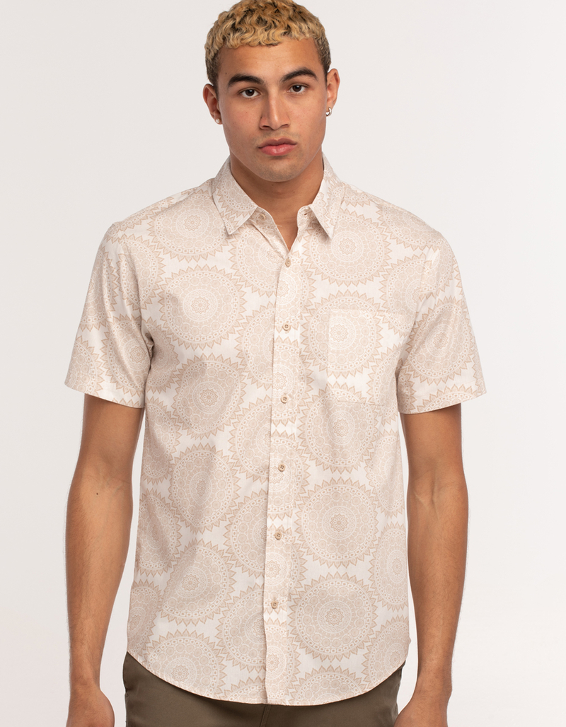 RSQ Geo Mens Button Up Shirt image number 0