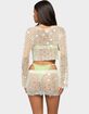 EDIKTED Kirah Sequin Crochet Top image number 3