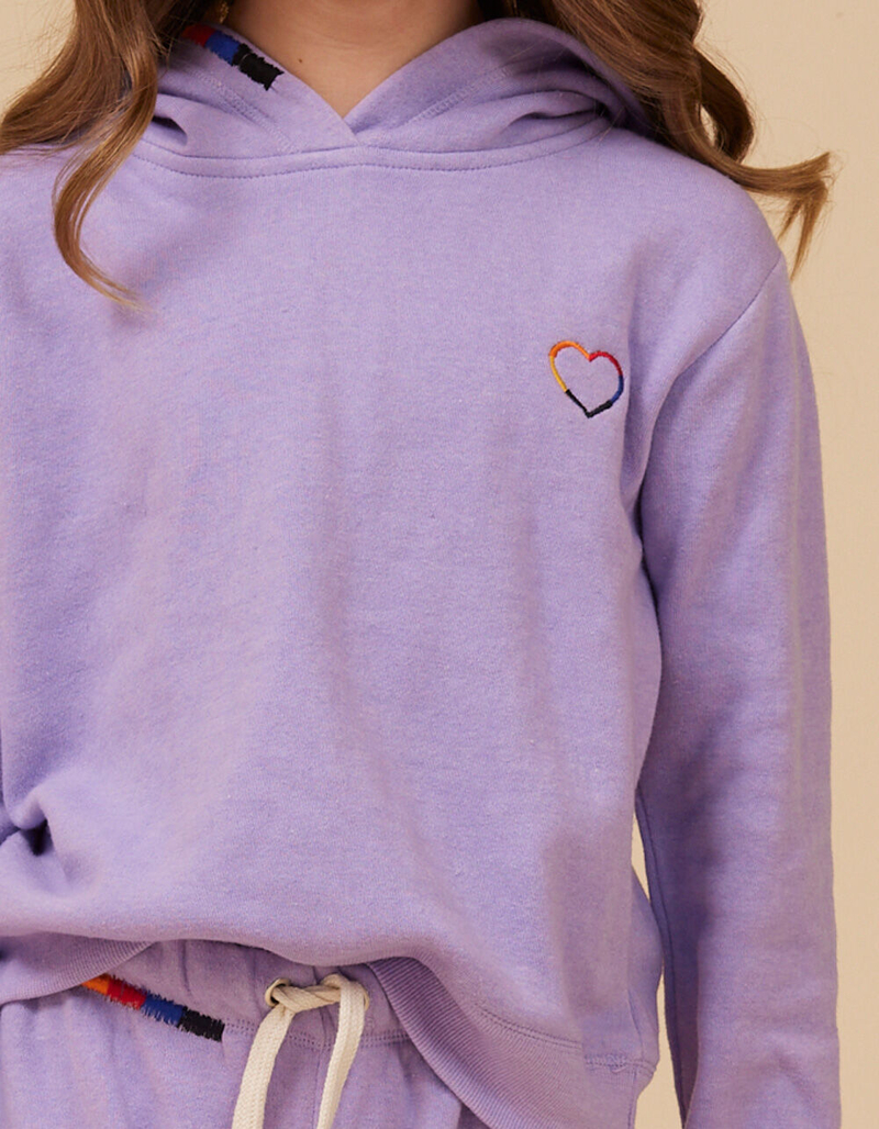 VINTAGE HAVANA Girls Heart Hoodie image number 3