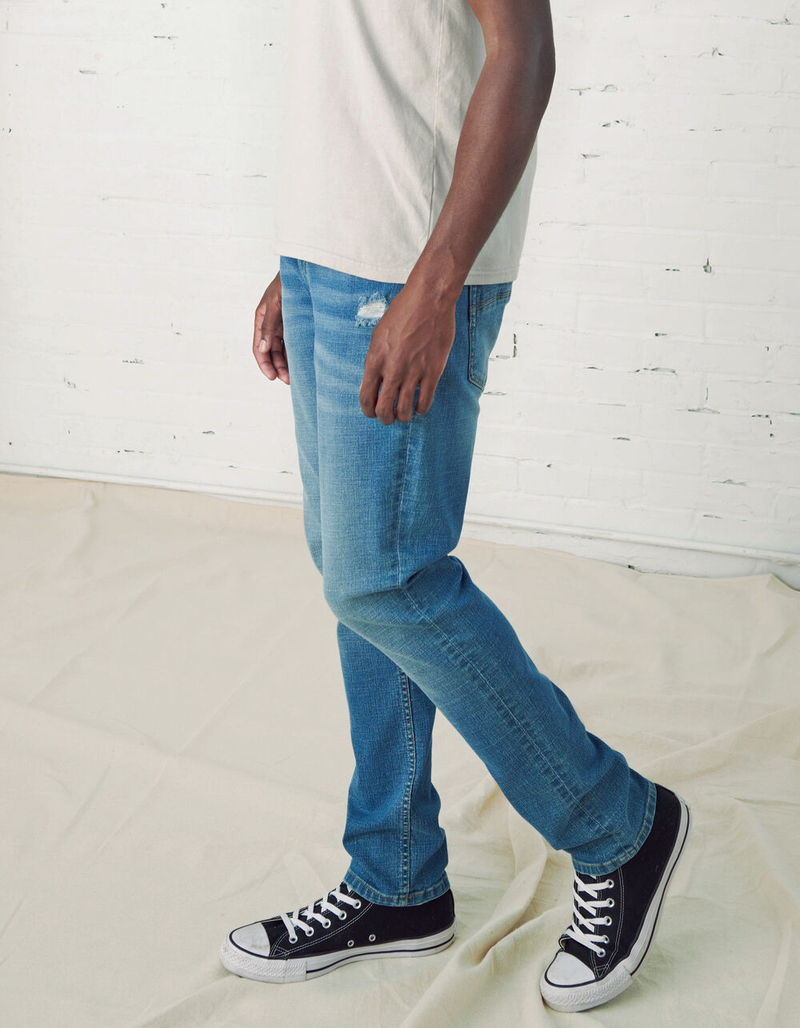 RSQ Mens Slim Taper Medium Vintage Flex Jeans image number 2