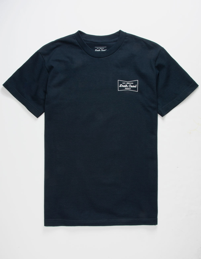 DEATH COAST SUPPLY Luck Blue Mens T-Shirt image number 1