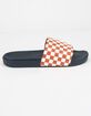 VANS Slide-On Checkerboard Burnt Brick Mens Sandals image number 3