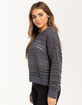 FULL TILT Essentials Open Knit Womens Pullover Sweater image number 3