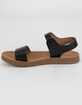 SODA Comfort Ankle Strap Girls Black Sandals image number 3