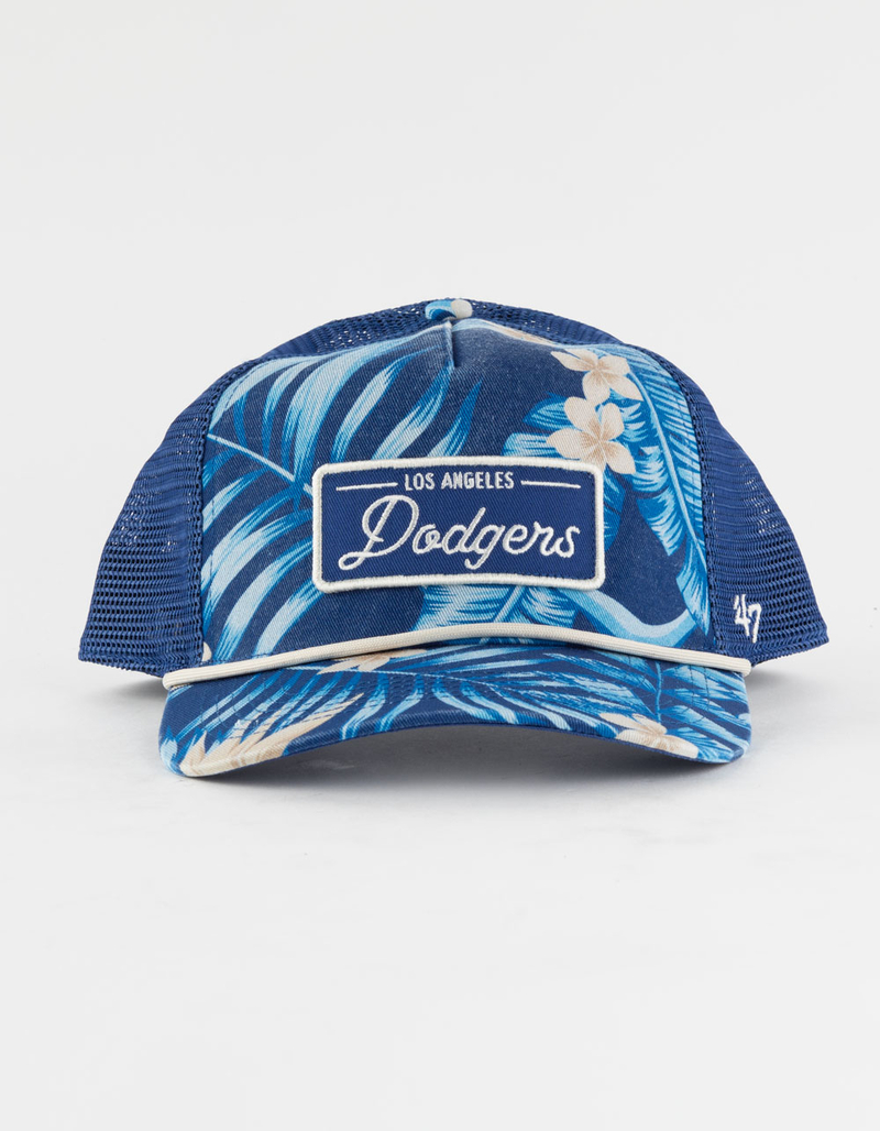 47 BRAND Los Angeles Dodgers Tropicalia '47 Hitch Trucker Hat image number 1
