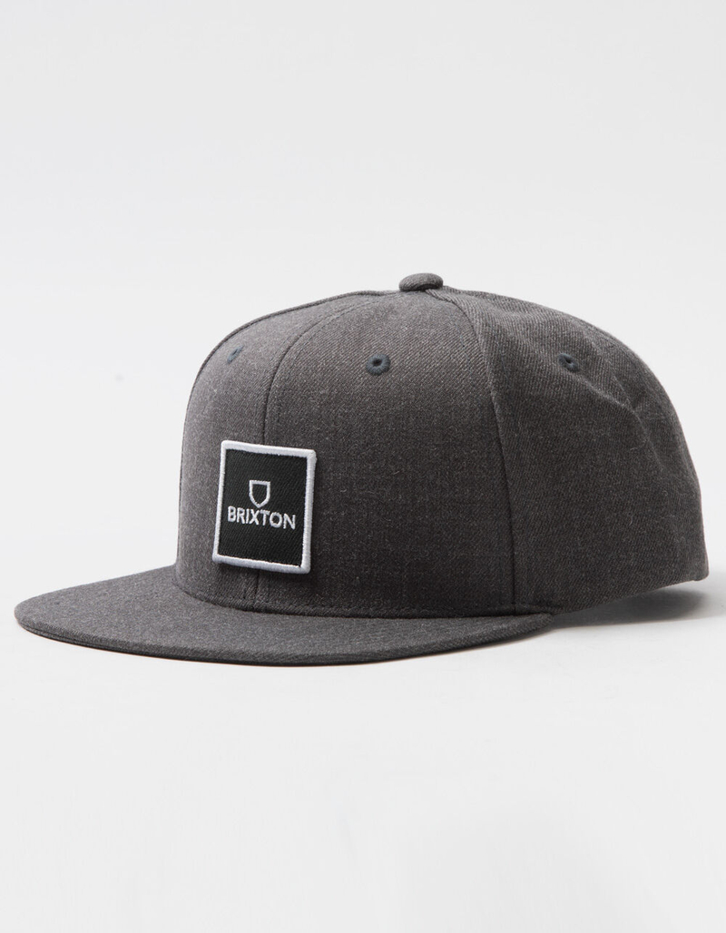 BRIXTON Alpha Square Mens Snapback Hat image number 0