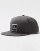 BRIXTON Alpha Square Mens Snapback Hat image number 1