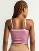 BDG URBAN OUTFITTERS Contrast Lace Womens Light Pink Cami image number 3