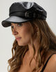 Phoenix Faux Leather Womens Fiddler Cap image number 6