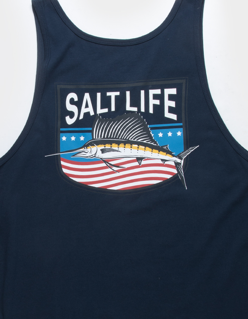SALT LIFE Freedom Sail Mens Tank Top image number 2