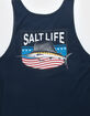 SALT LIFE Freedom Sail Mens Tank Top image number 3