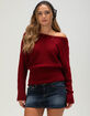 BDG Urban Outfitters Jordan Womens Off The Shoulder Sweater image number 1