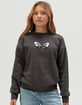 FULL TILT Chrome Butterfly Girls Crewneck Sweatshirt FULL TILT Chrome Butterfly Girls Crewneck Sweatshirt