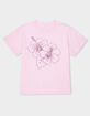 HIBISCUS Duo Outline Unisex Kids Tee image number 1