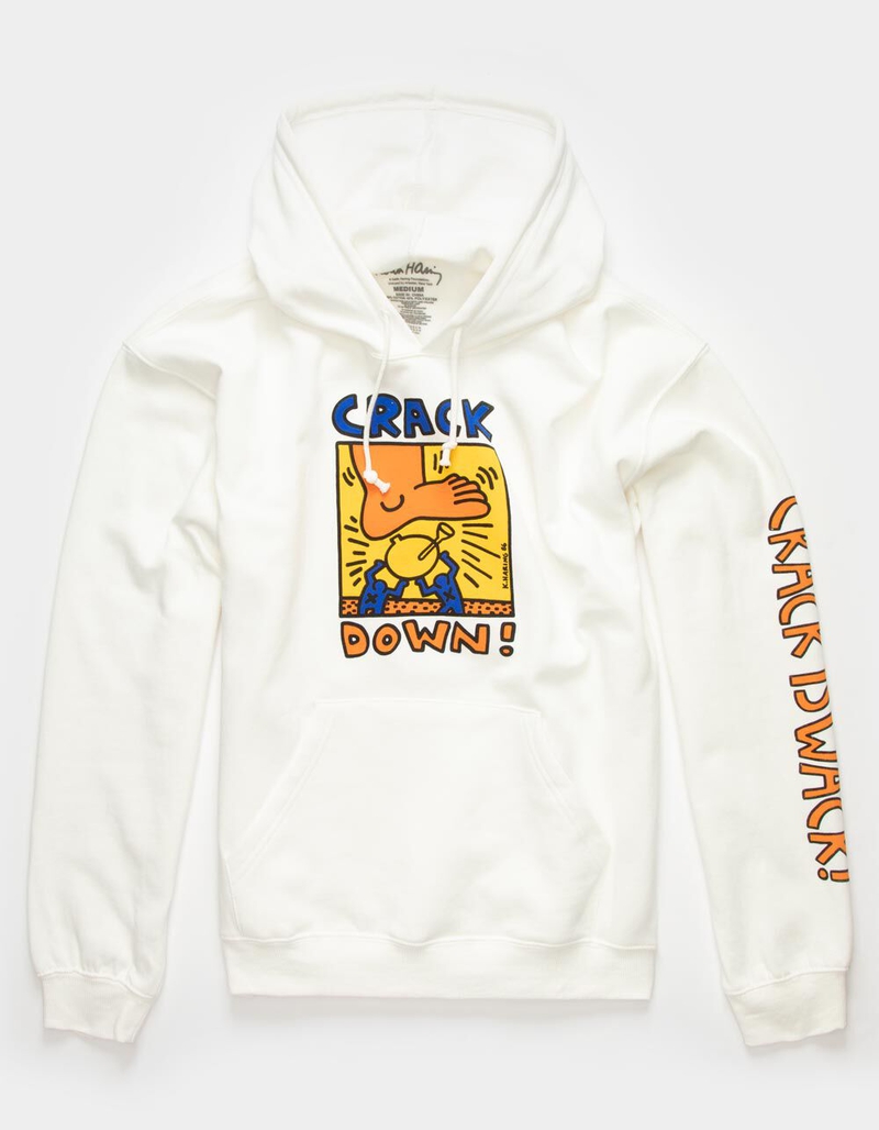 KEITH HARING Crack Down Mens Hoodie image number 0